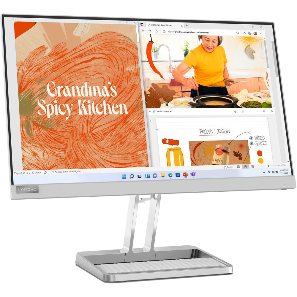 Монітор Lenovo L22i-40 (67AEKACBUA) - зображення 2