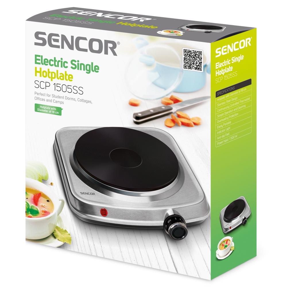 Настільна плита Sencor SCP 1505 SS (SCP1505SS) - зображення 3