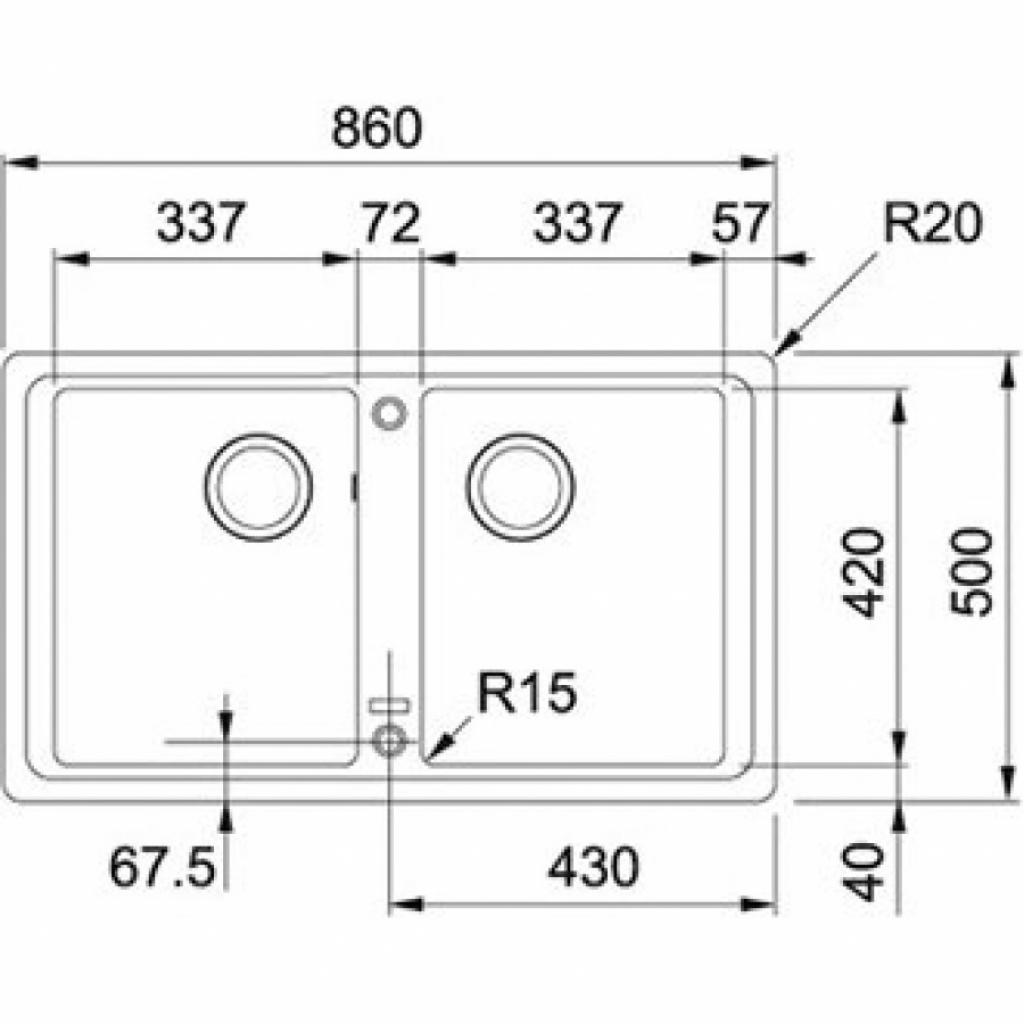 Мийка кухонна Franke Basis BFG 620 (114.0363.940) - зображення 2