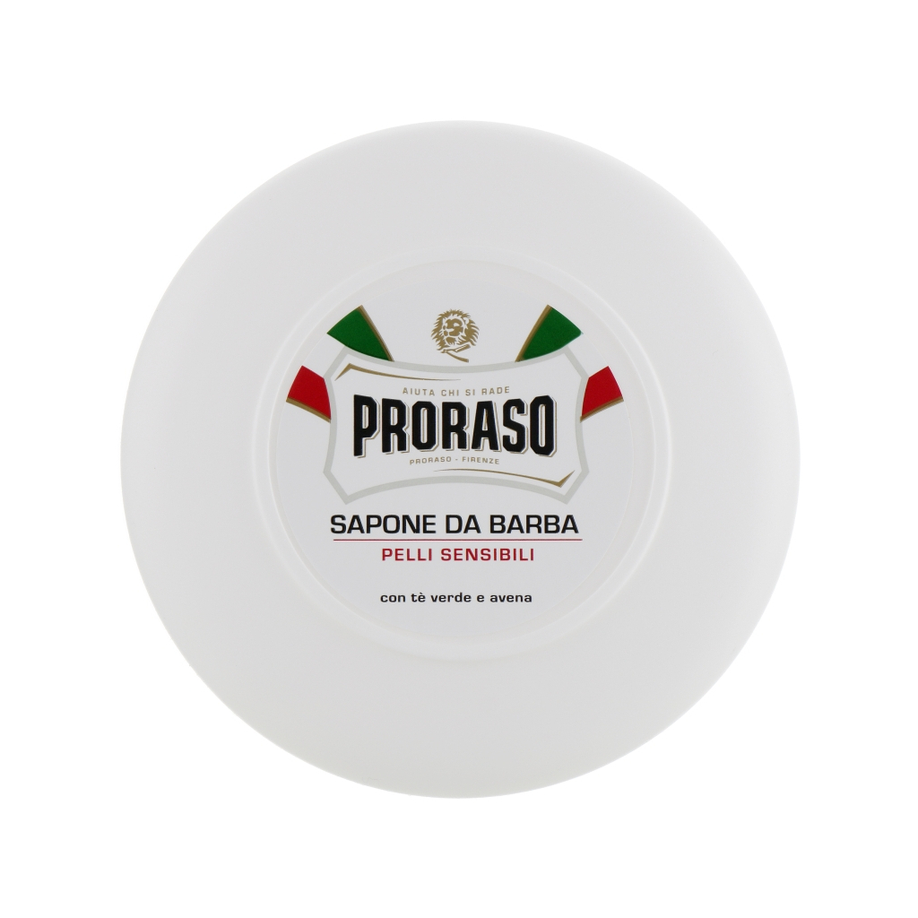 Мило для гоління Proraso Для чутливої шкіри З екстрактом зеленого чаю та вівса 150 мл (8004395001682) - изображение 2