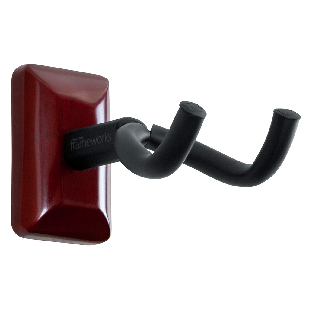 Тримач для гітари Gator Frameworks Wall Mount Guitar Hanger Cherry (GFW-GTR-HNGRCHR) - зображення 1