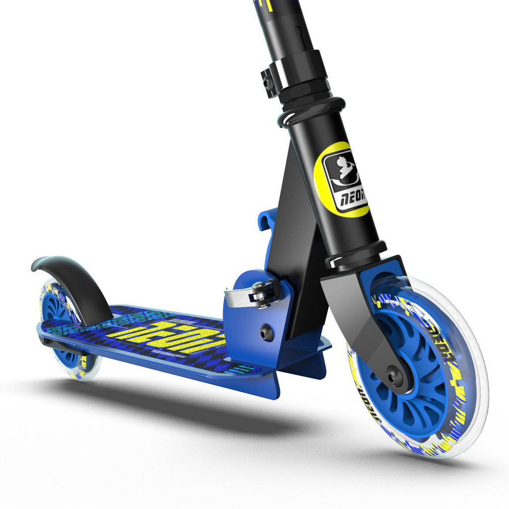 Самокат Neon Apex LED Блакитний (NS32B4) - зображення 4