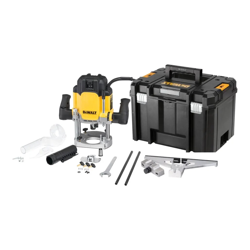 Фрезер DeWALT 9000 - 22000 об/хв, цанговий патрон 12 мм, кейс TSTAK (DWE625KT) - изображение 2