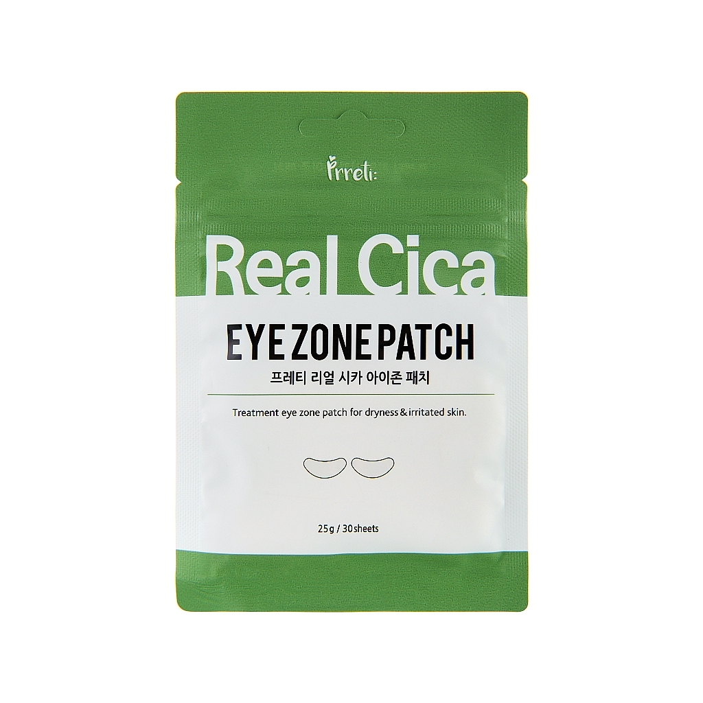 Патчі під очі Prreti Real Cica Eye Zone Patch Тканинні 30 шт (8809738322574) - зображення 1