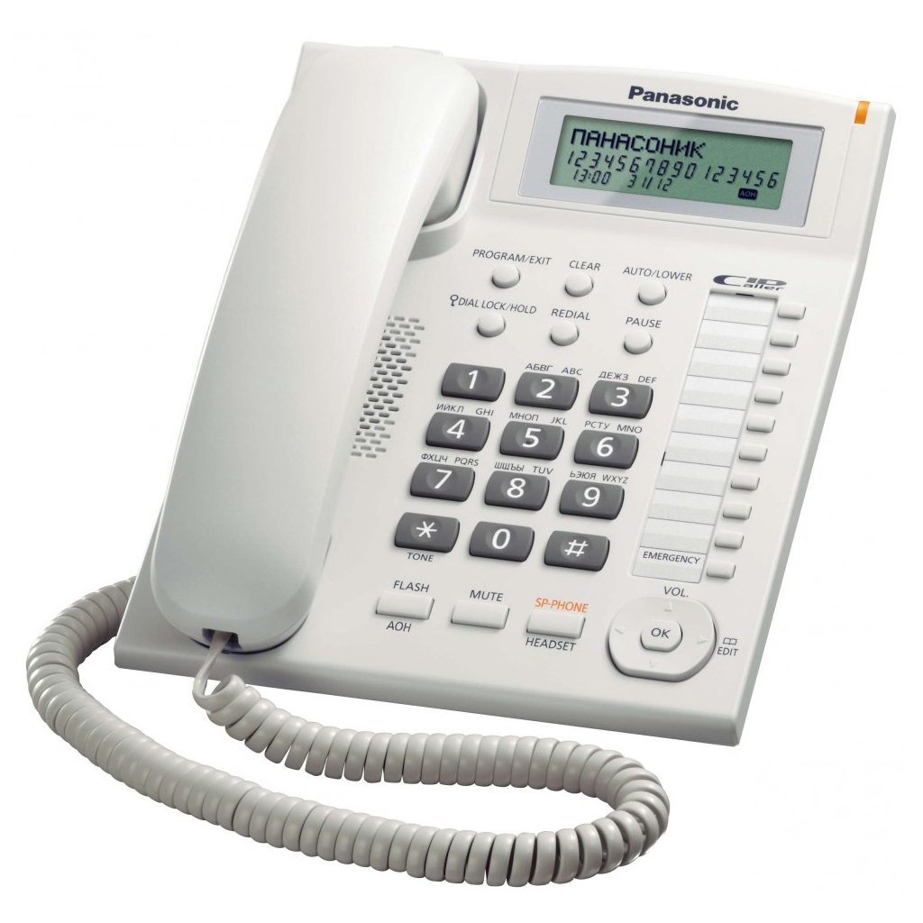 Телефон KX-TS2388UAW Panasonic - зображення 1