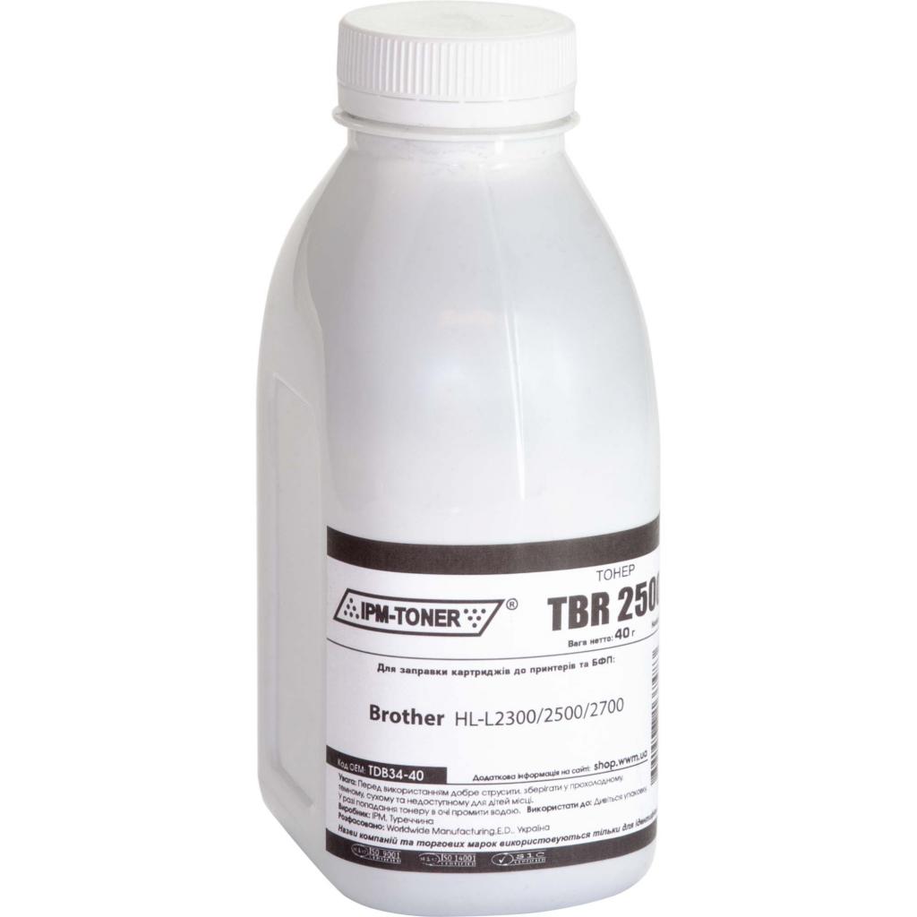 Тонер Brother HL-L2300/2500/2700, 40г Black IPM (TDB34-40) - зображення 1