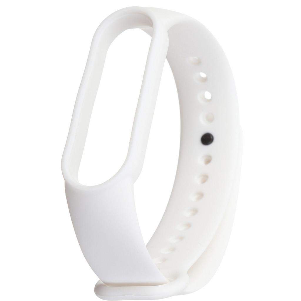 Ремінець до фітнес браслета Armorstandart для Xiaomi Mi Band 5 White (ARM56998) - зображення 1