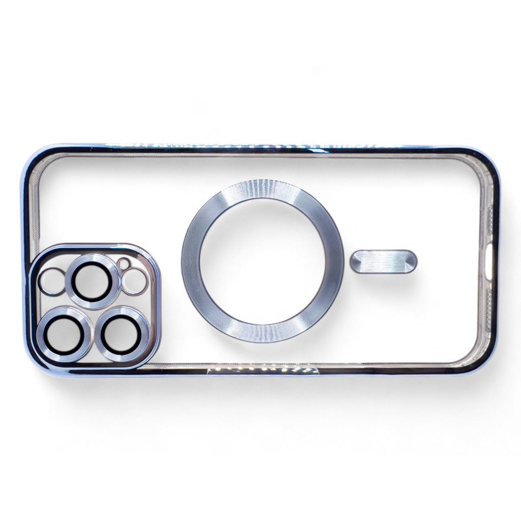 Чохол до мобільного телефона BeCover TPU Chrome Case (MagSafe) для Apple iPhone 16 Pro Sierra Blue (712082) - зображення 5