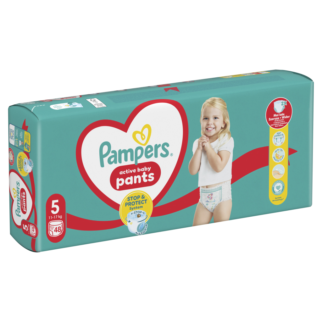Підгузки Pampers трусики Pants Junior Розмір 5 (12-17 кг), 48 шт (8006540069325) - зображення 2