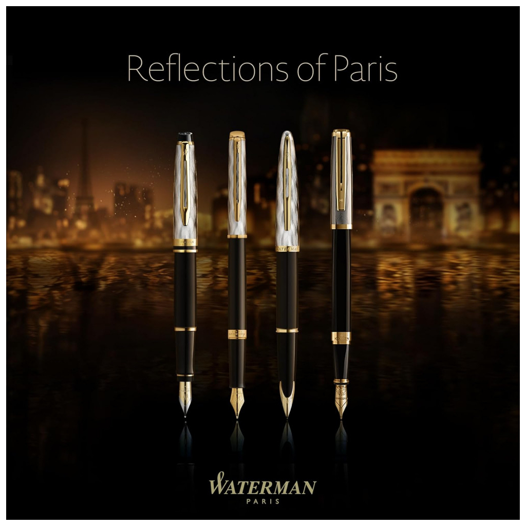 Ручка пір'яна Waterman CARENE Reflections Of Paris GT  FP F (11 207) - зображення 9