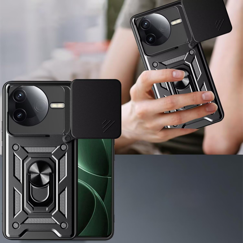 Чохол до мобільного телефона BeCover Military Poco F7 Pro Black (713536) - зображення 2