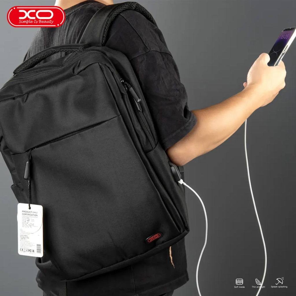 Рюкзак для ноутбука XO 17" CB02 black (CB02-17.black) - зображення 5