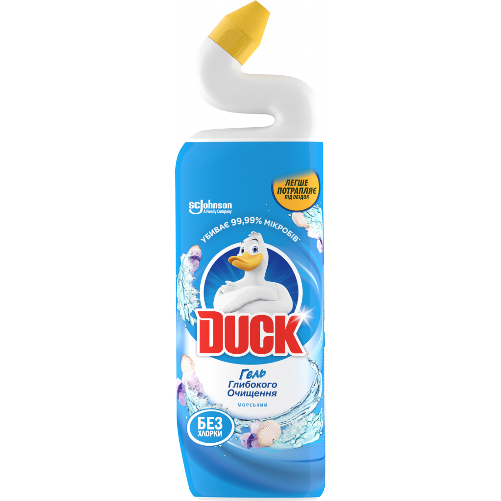 Засіб для чищення унітазу Duck Морський 900 мл (4823002005301) - зображення 1