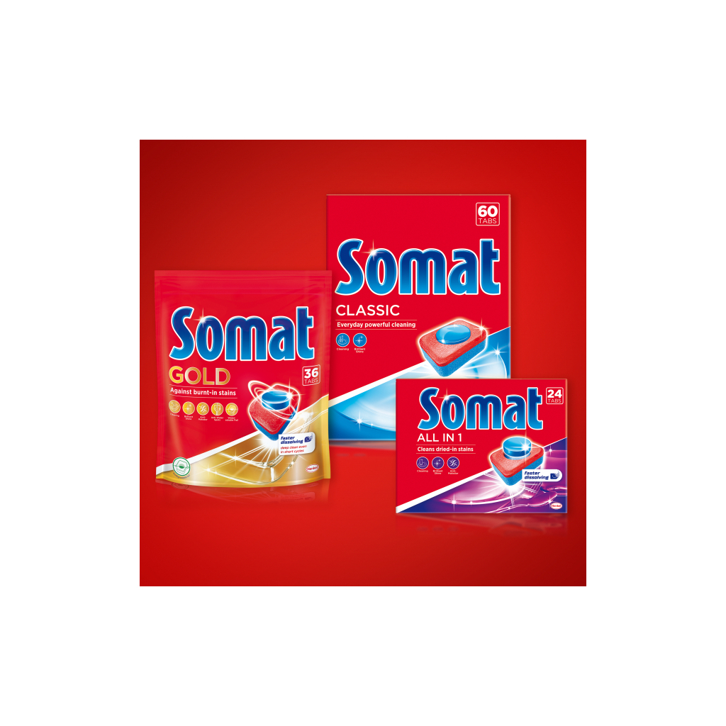 Таблетки для посудомийних машин Somat Classic 57 шт. (9000101535037) - зображення 7