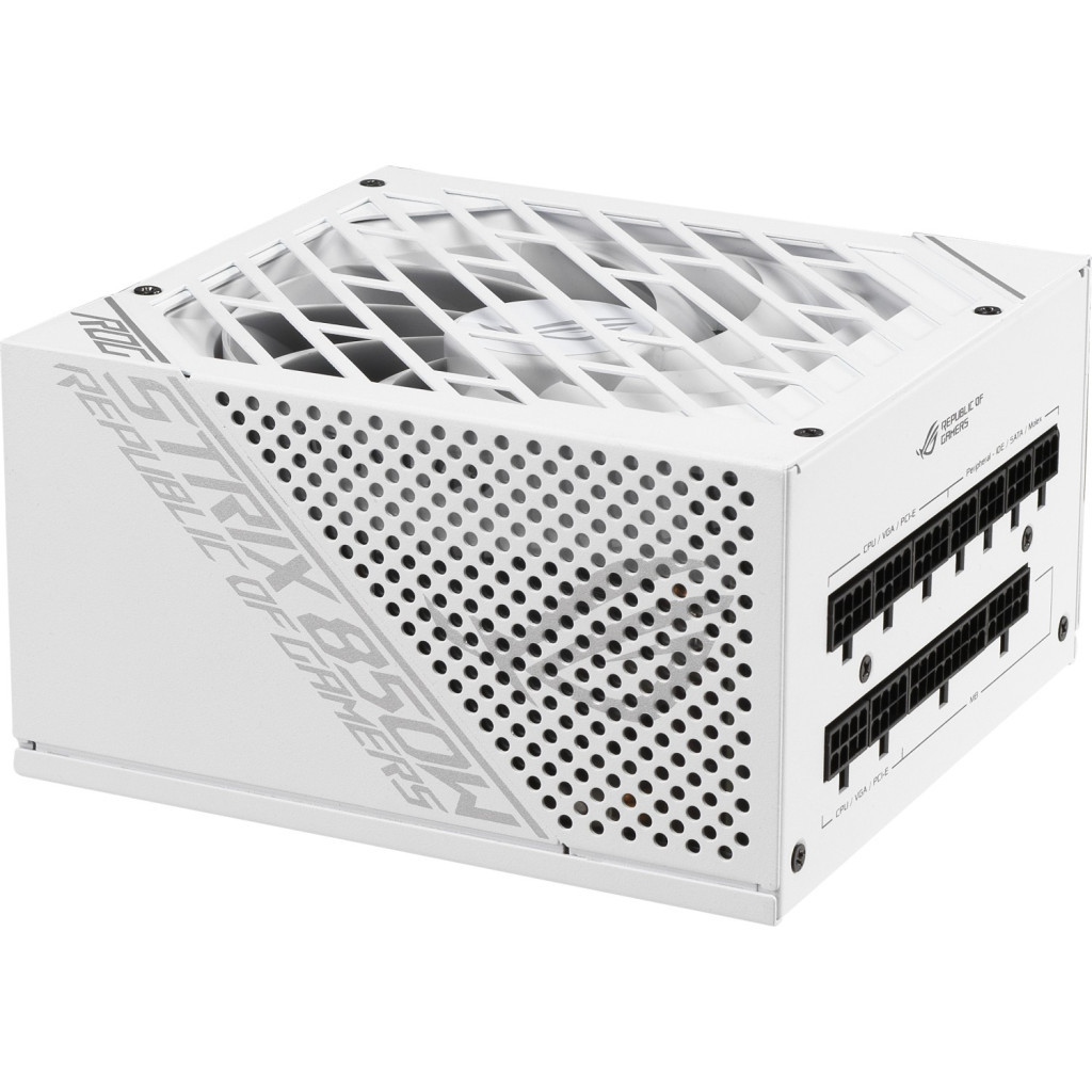 Блок живлення ASUS 850W ROG STRIX 80+ Gold White (90YE00A4-B0NA00) - зображення 1