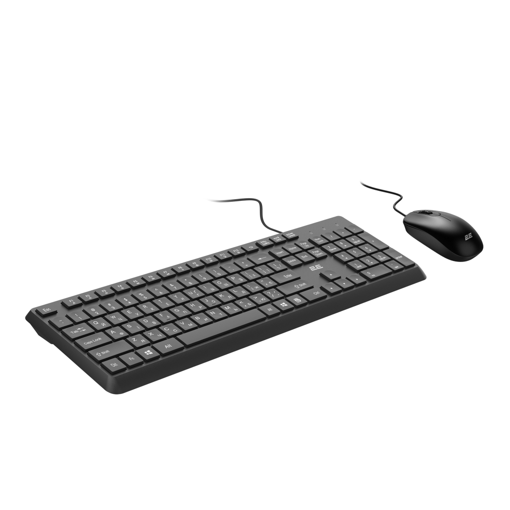 Комплект 2E MK405 USB UA Black (2E-MK405UBK) - зображення 6
