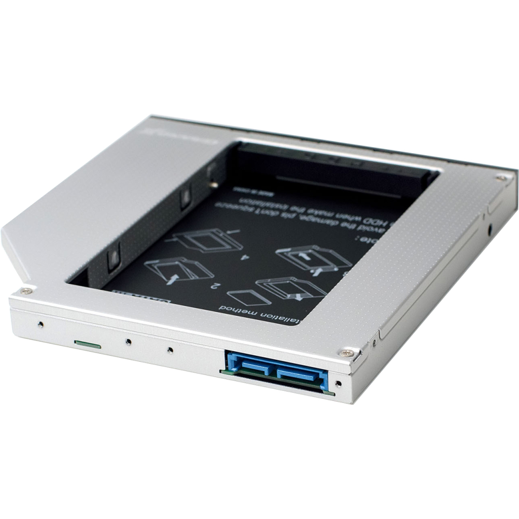 Фрейм-перехідник Grand-X HDD 2.5'' to notebook 12.7 mm ODD SATA3 (HDC-27) - зображення 2