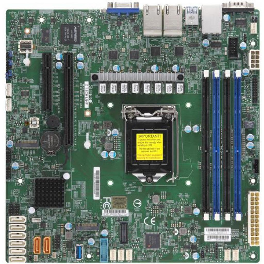 Серверна материнська плата Supermicro X11SCH-LN4F-O - зображення 1