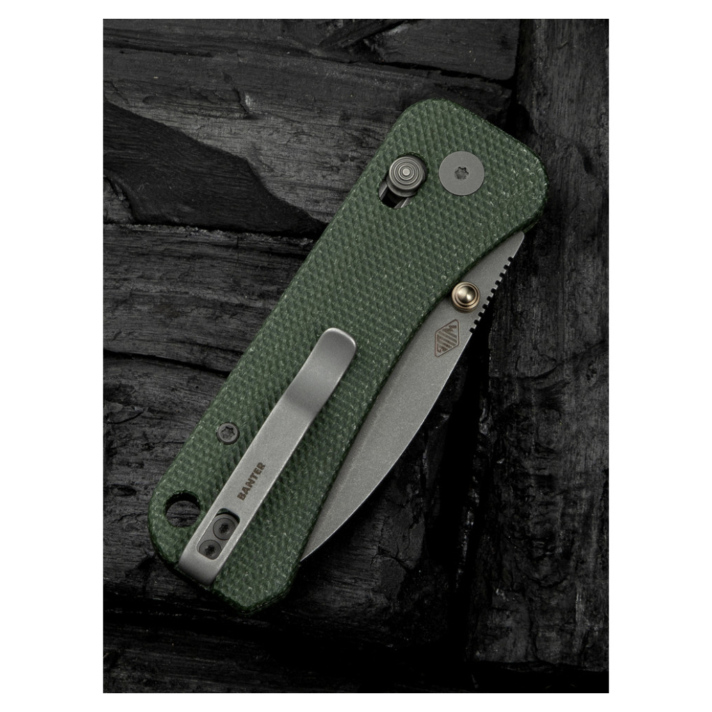 Ніж Weknife Banter 2, Green Mikarta, Stonewash (WE23075-3) - изображение 5