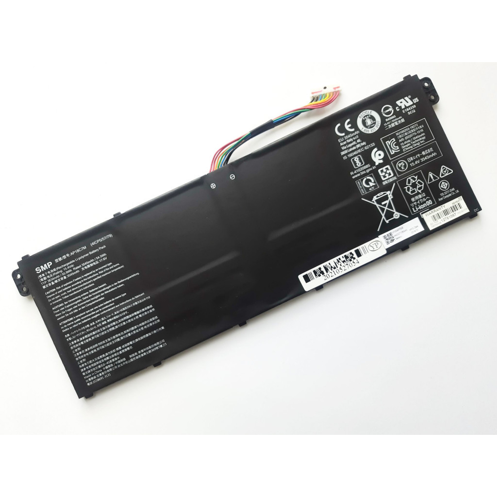 Акумулятор до ноутбука Acer AP18C7M Swift SF514-54, 3634mAh (55.9Wh), 4cell, 15.4V, Li-P (A47644) - зображення 2