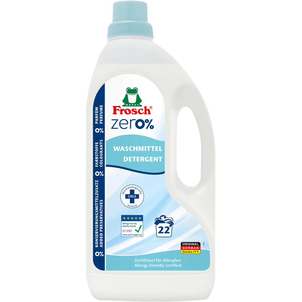 Гель для прання Frosch Zero Sensitiv 1.5 л (4009175947659) - зображення 1