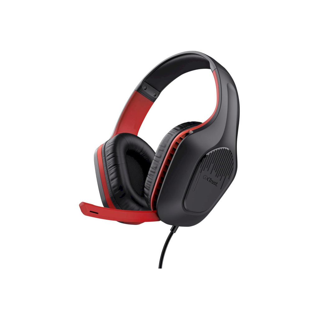 Навушники Trust GXT 415S Zirox 3.5мм Red (24995) - зображення 1