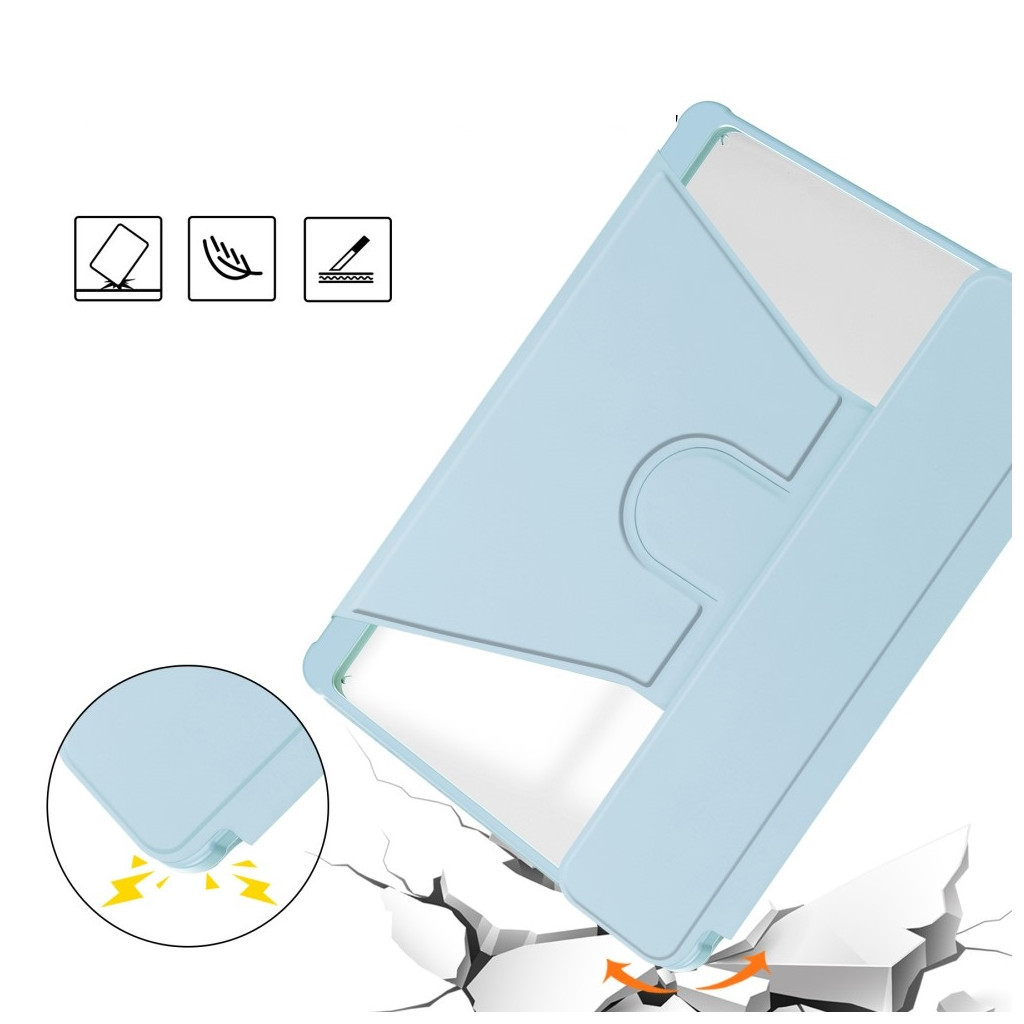 Чохол до планшета BeCover 360° Rotatable Samsung Tab S9 Plus (SM-X810/SM-X816)/S9 FE Plus (SM-X610/SM-X616) 12.4" Light Bl (710401) - зображення 5