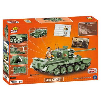 Конструктор Cobi Word Of Tanks A34 Комета, 530 деталей (COBI-3014) - зображення 5