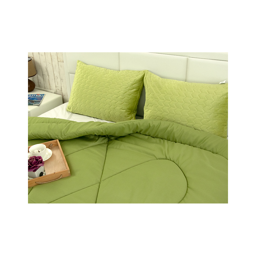 Ковдра Руно силіконова зелена зима 200х220 (322.52СЛБ_Зелений) - зображення 6