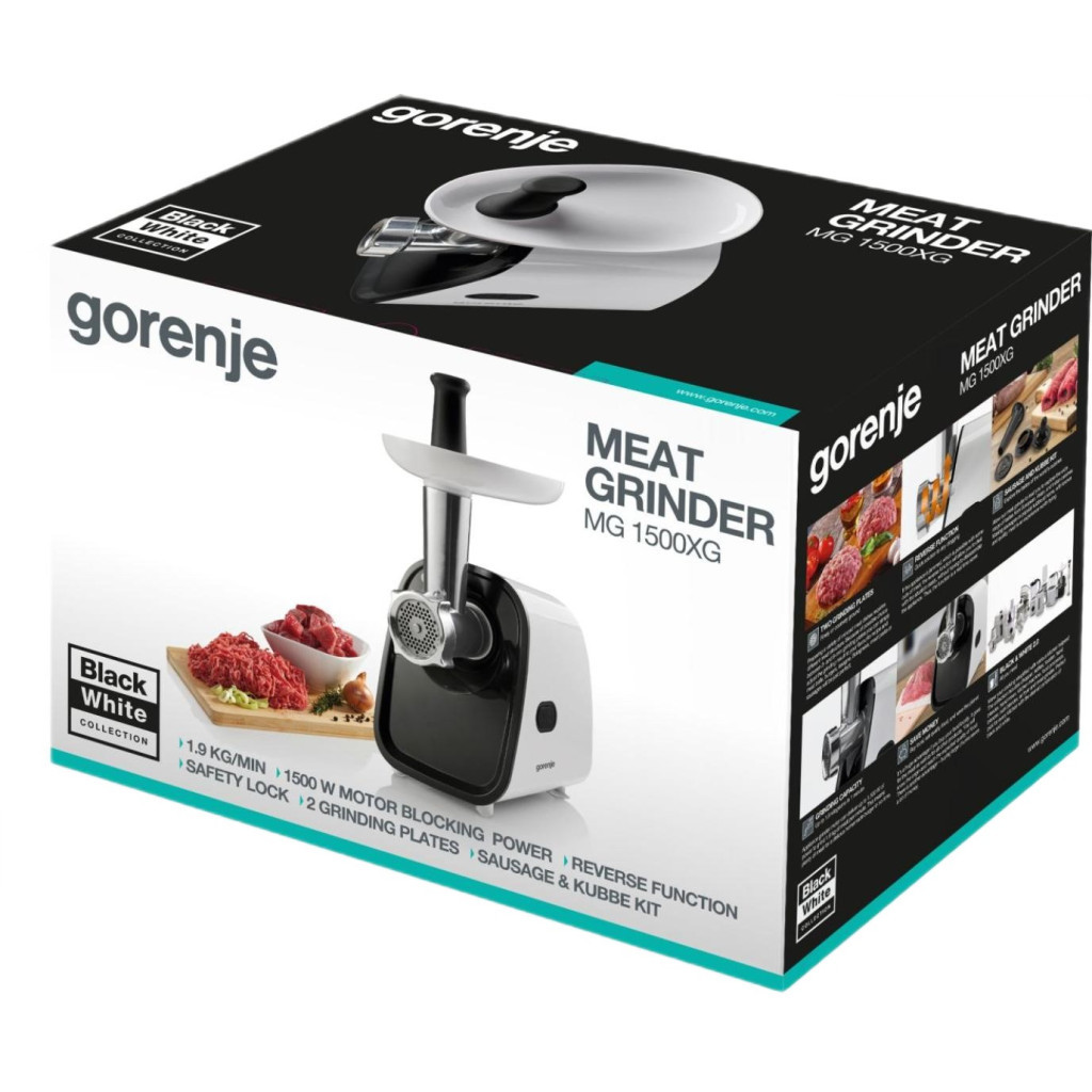 М'ясорубка Gorenje MG1500XG - зображення 10