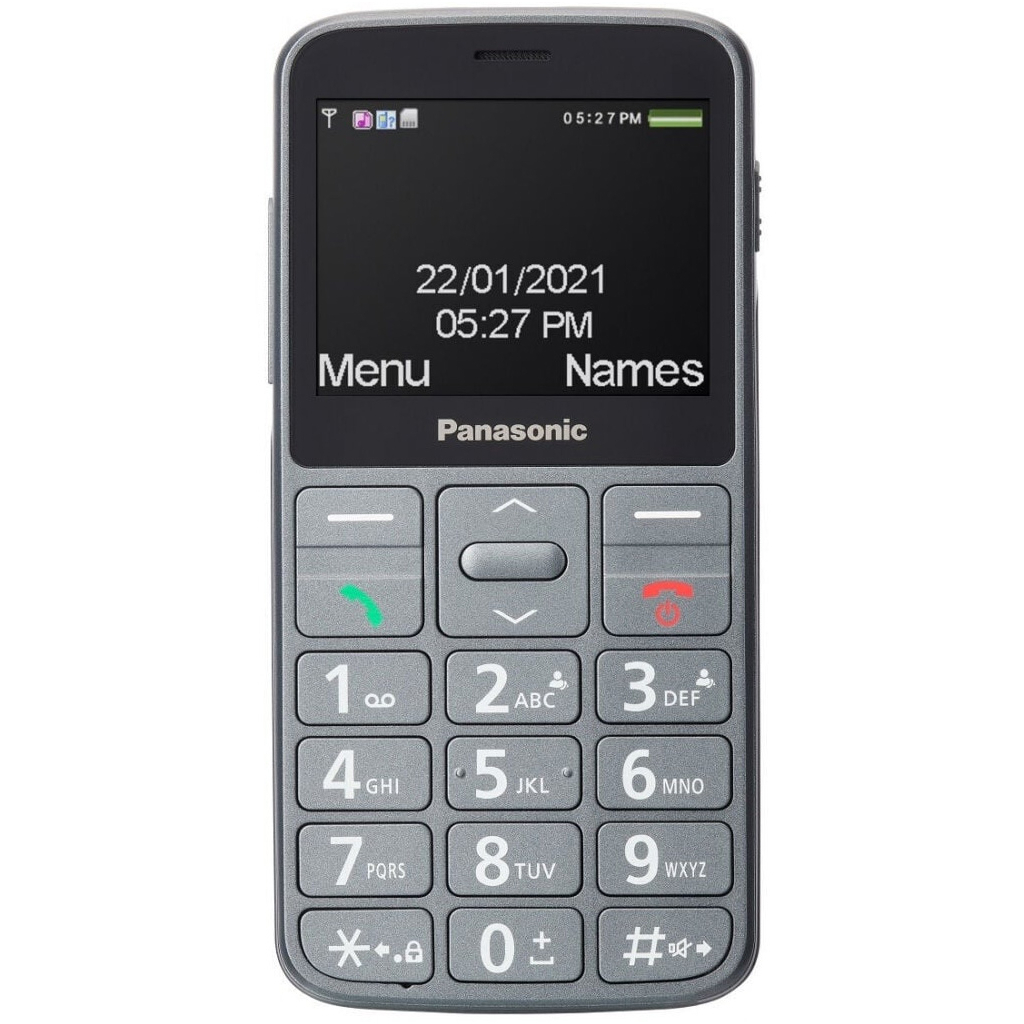 Мобільний телефон Panasonic KX-TU160 Grey (KX-TU160EXG) - зображення 1