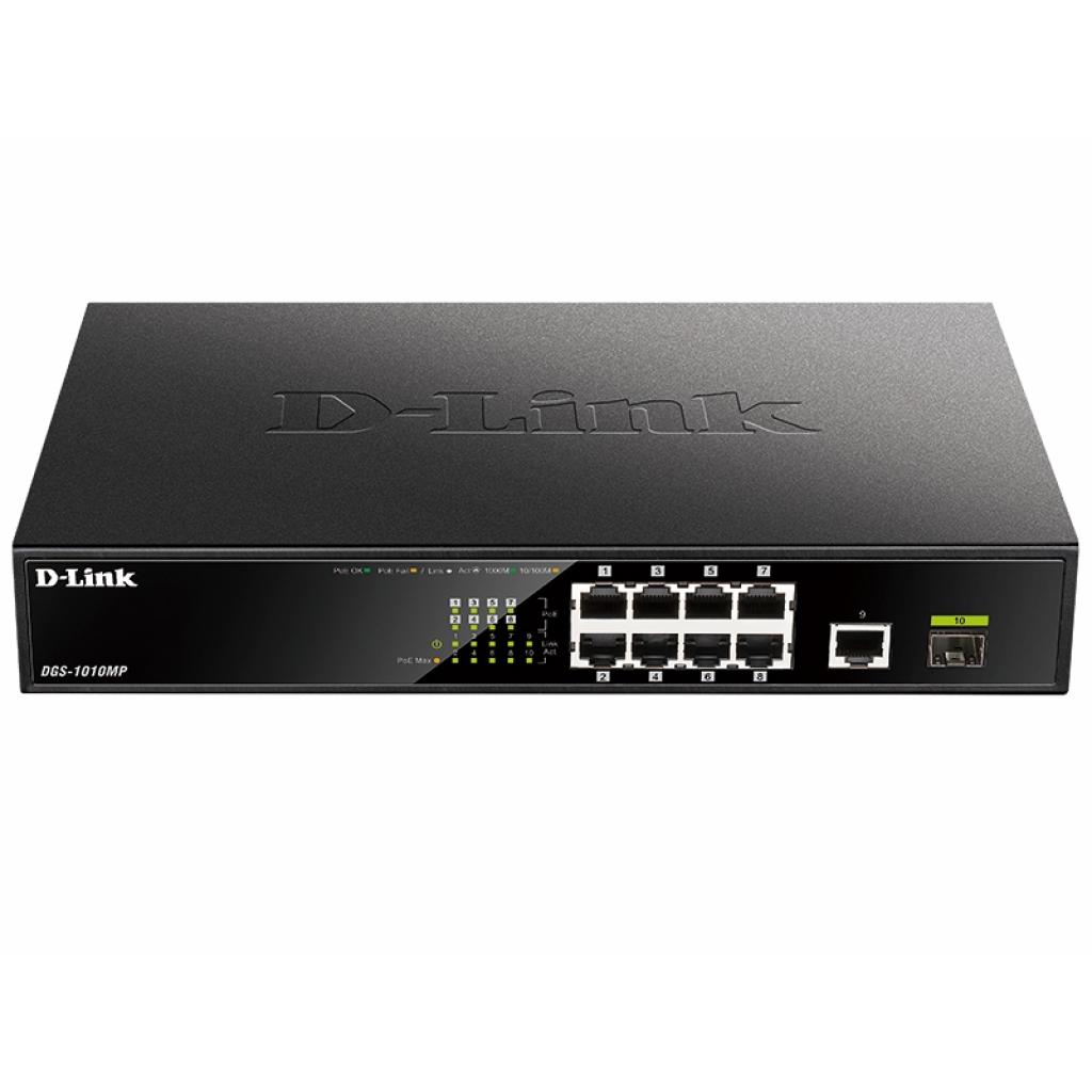 Комутатор мережевий D-Link DGS-1010MP - зображення 1