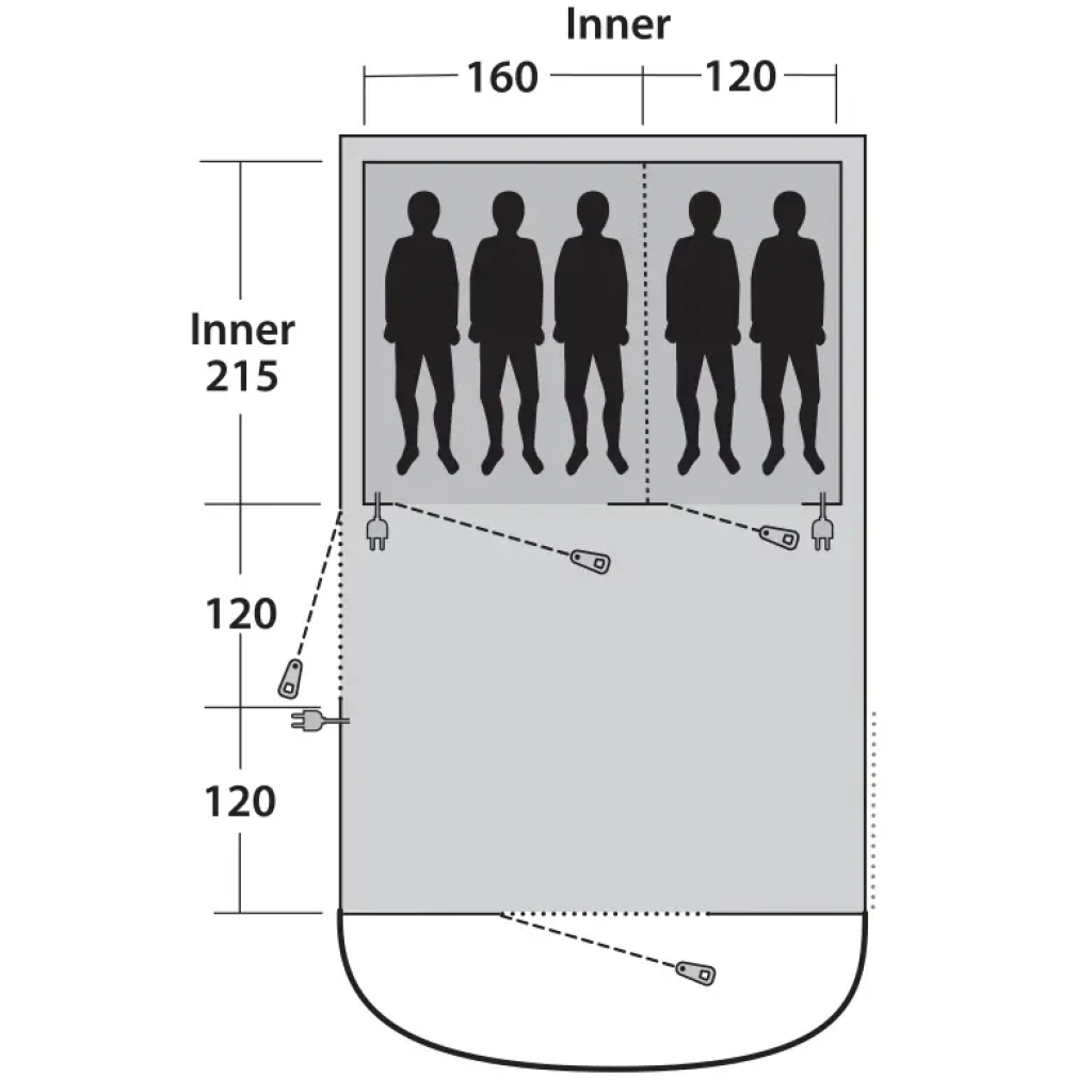 Намет Outwell Lawndale 500 Grey (929034) - зображення 3