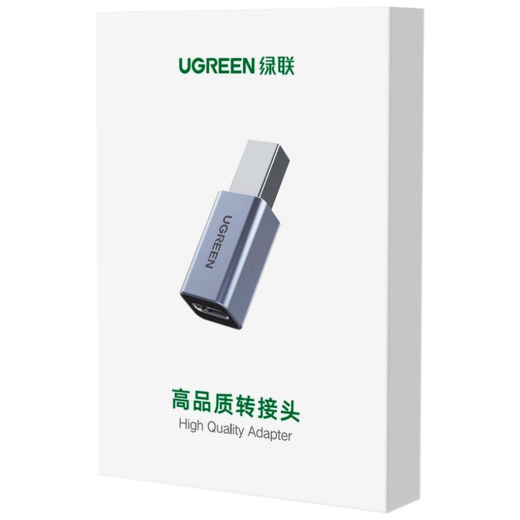 Перехідник USB-C F to USB 2.0 BM US382 gray Ugreen (20120) - зображення 4