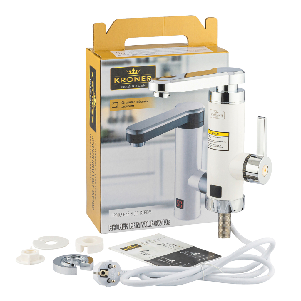 Проточний водонагрівач Kroner Volt-CW189 (CV023242) - зображення 3