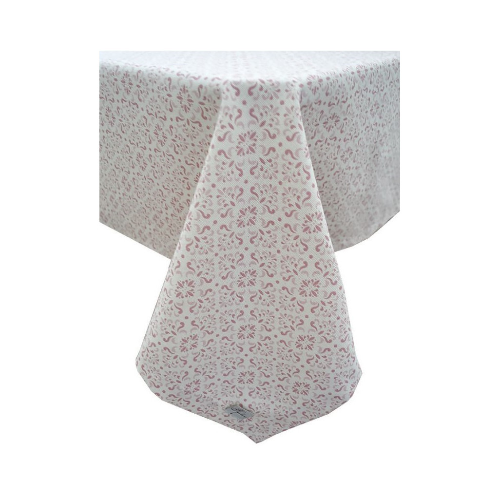 Скатертина Прованс Bella Рожевий вітраж 110х134 (4823093416949) - зображення 1