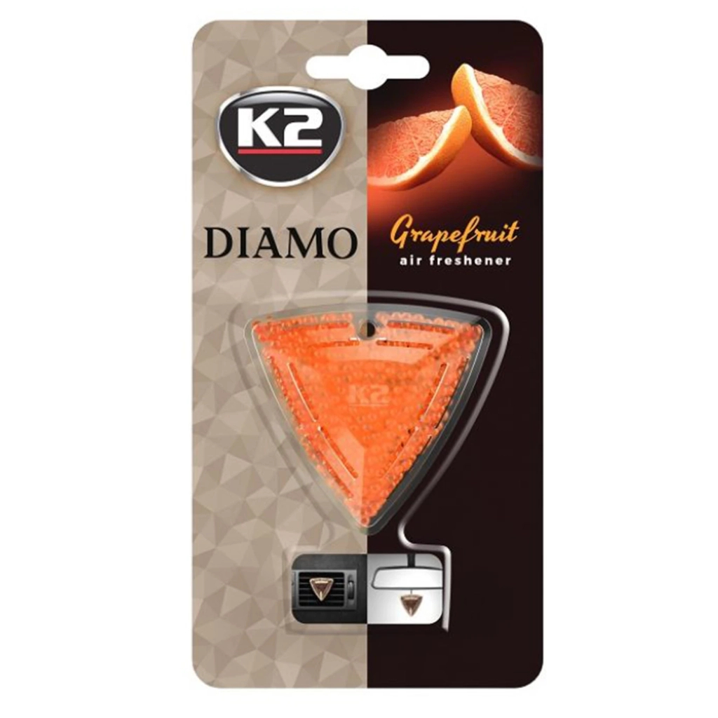 Ароматизатор для автомобіля K2 Diamo "Грейпфрут" 15 г (V88GRA) - изображение 1