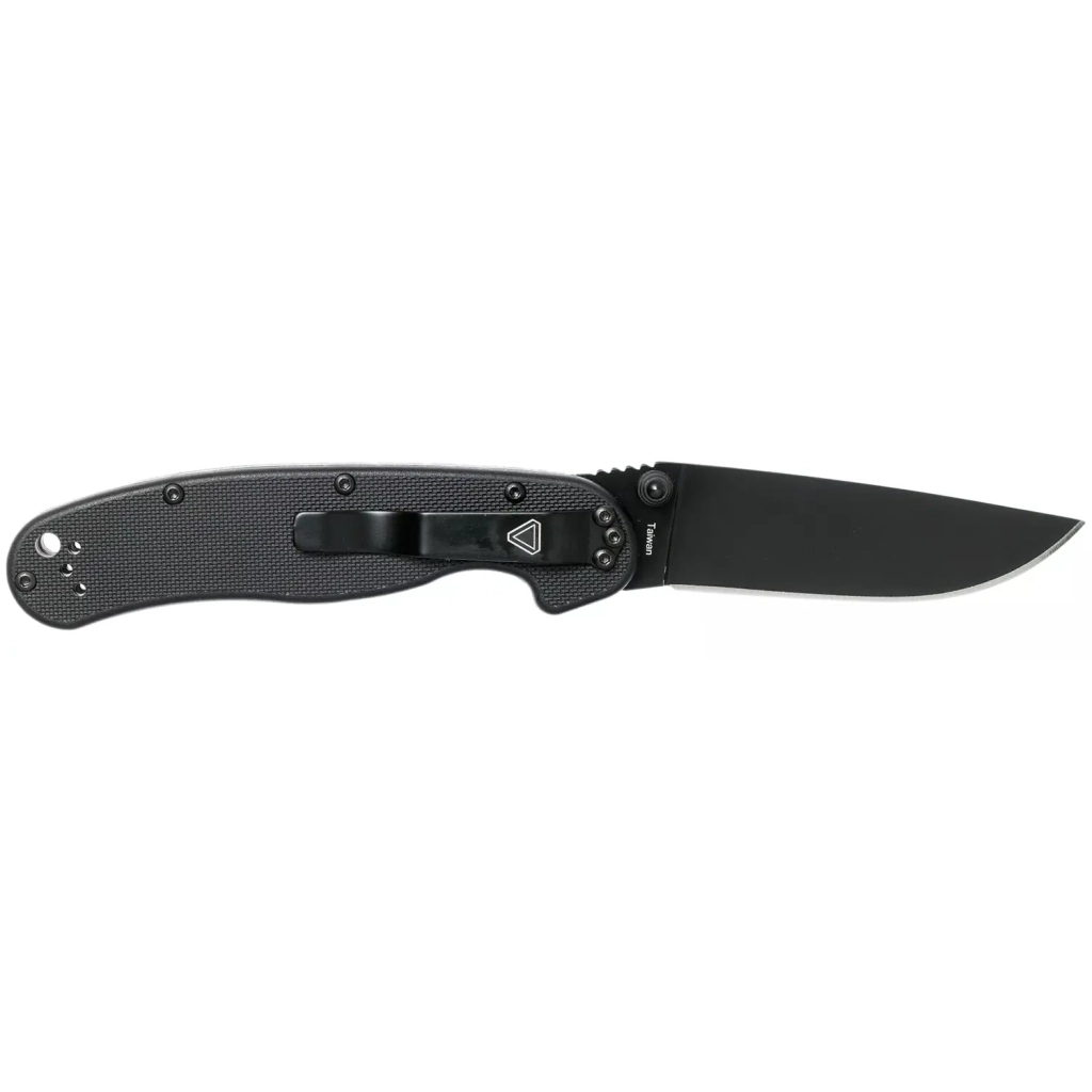 Ніж Ontario Knife RAT II D2 Black, Black Blade (ON8830) - зображення 2