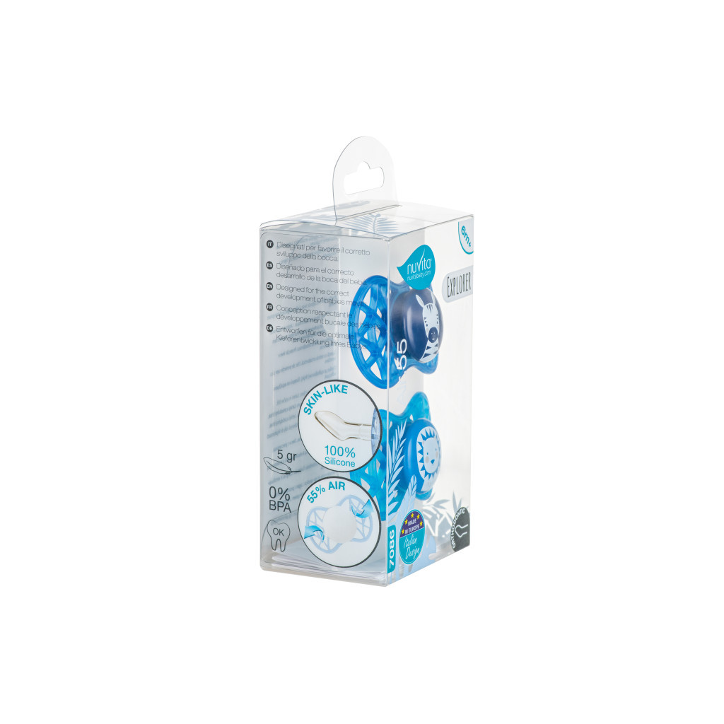Пустушка Nuvita Air55 Explore 6m+ ортодонтична (NV7086M) - зображення 4