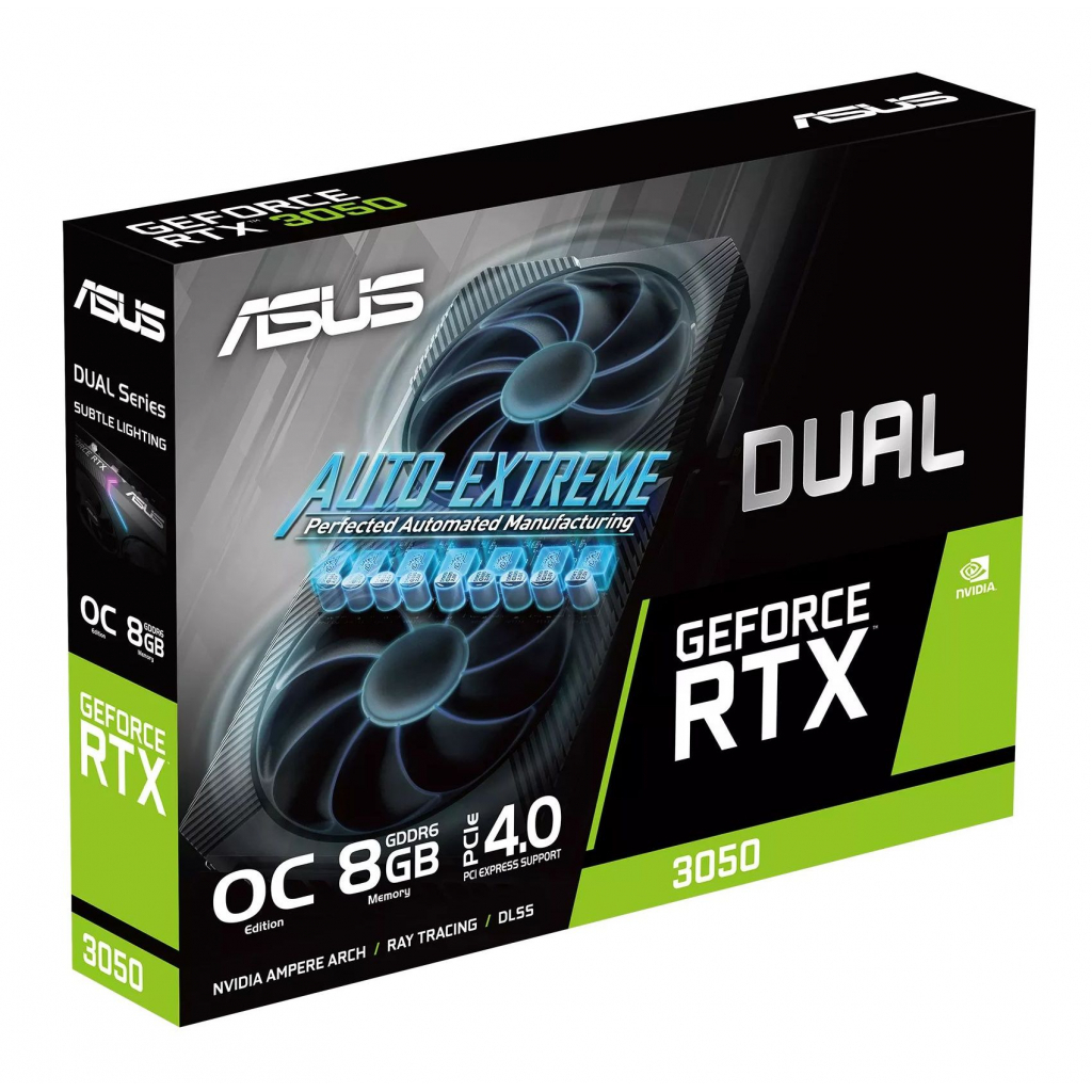 Відеокарта ASUS GeForce RTX3050 8Gb DUAL OC (DUAL-RTX3050-O8G) - зображення 10