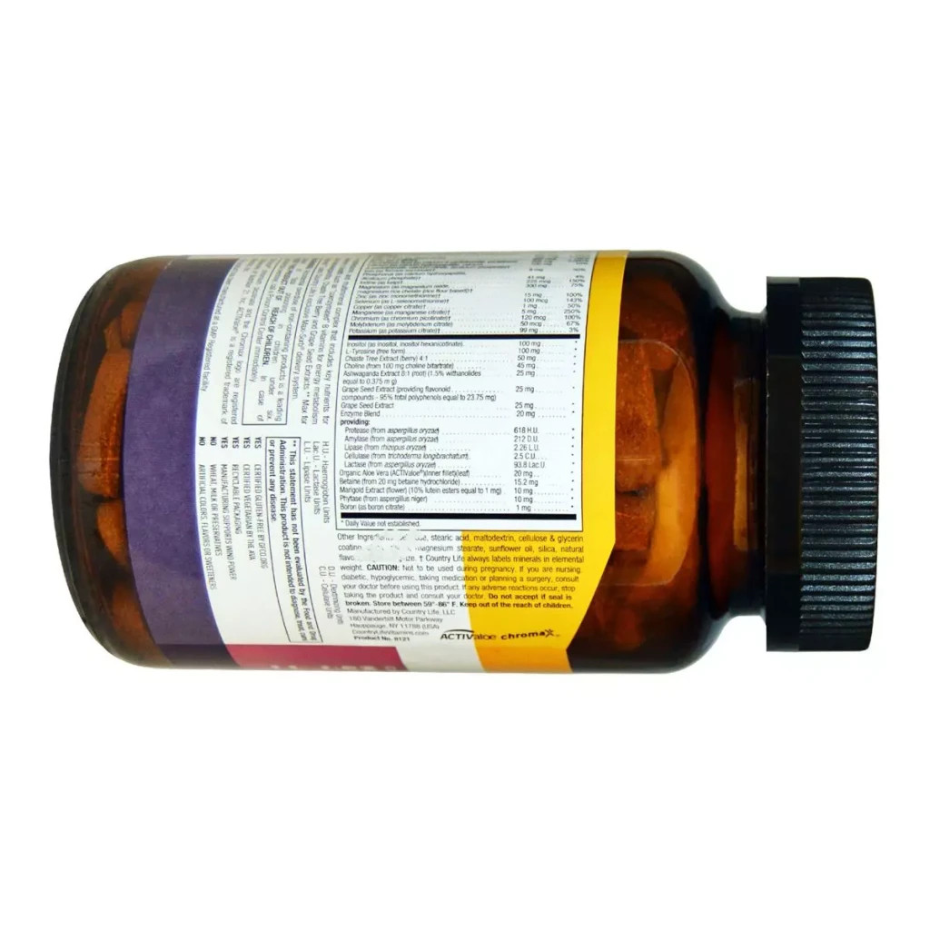 Мультивітамін Country Life Мультивітаміни і Мінерали для Жінок без Заліза, Max for Wo (CLF-08124) - зображення 2