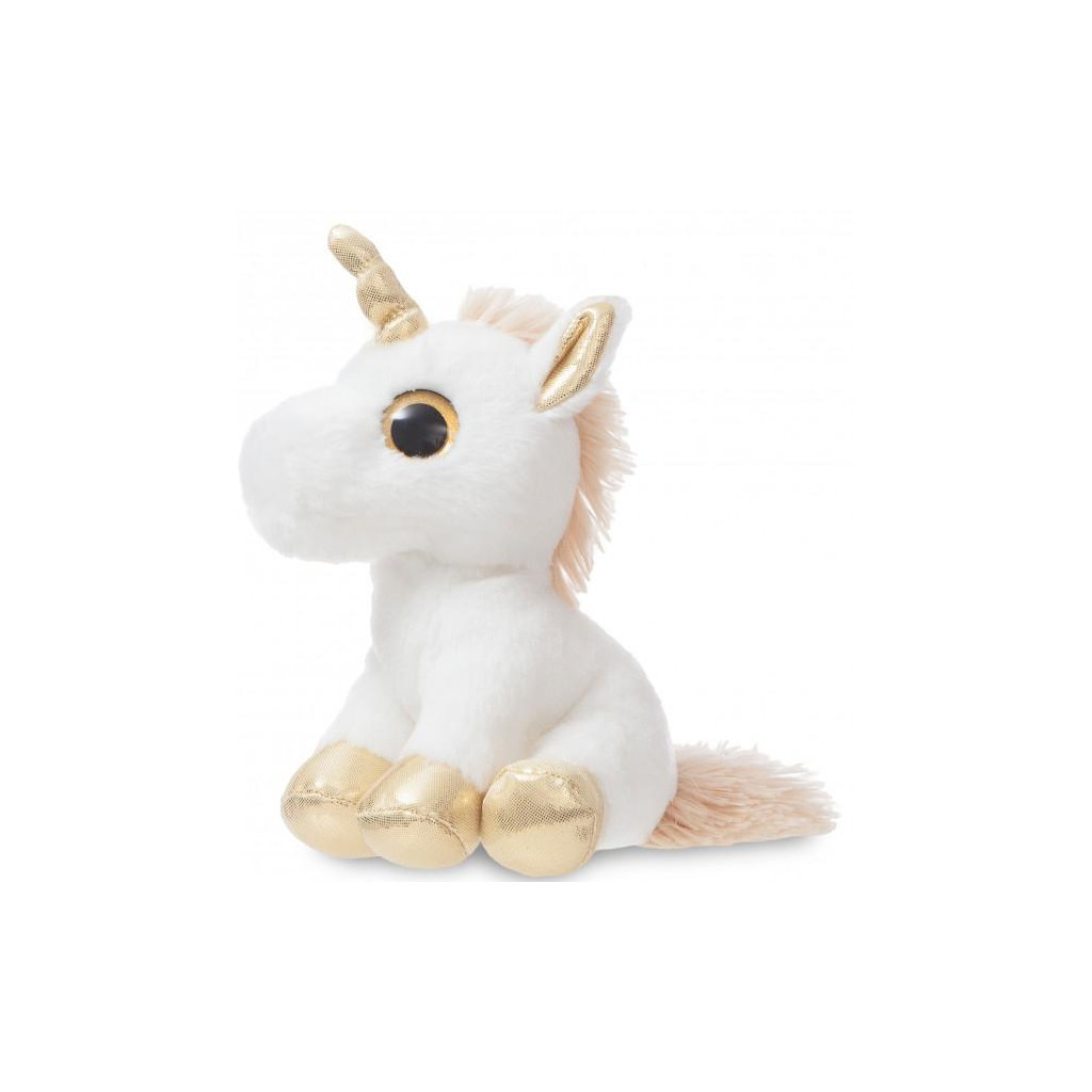М'яка іграшка Aurora Єдиноріг Gold, 20 см (150710J) - зображення 1
