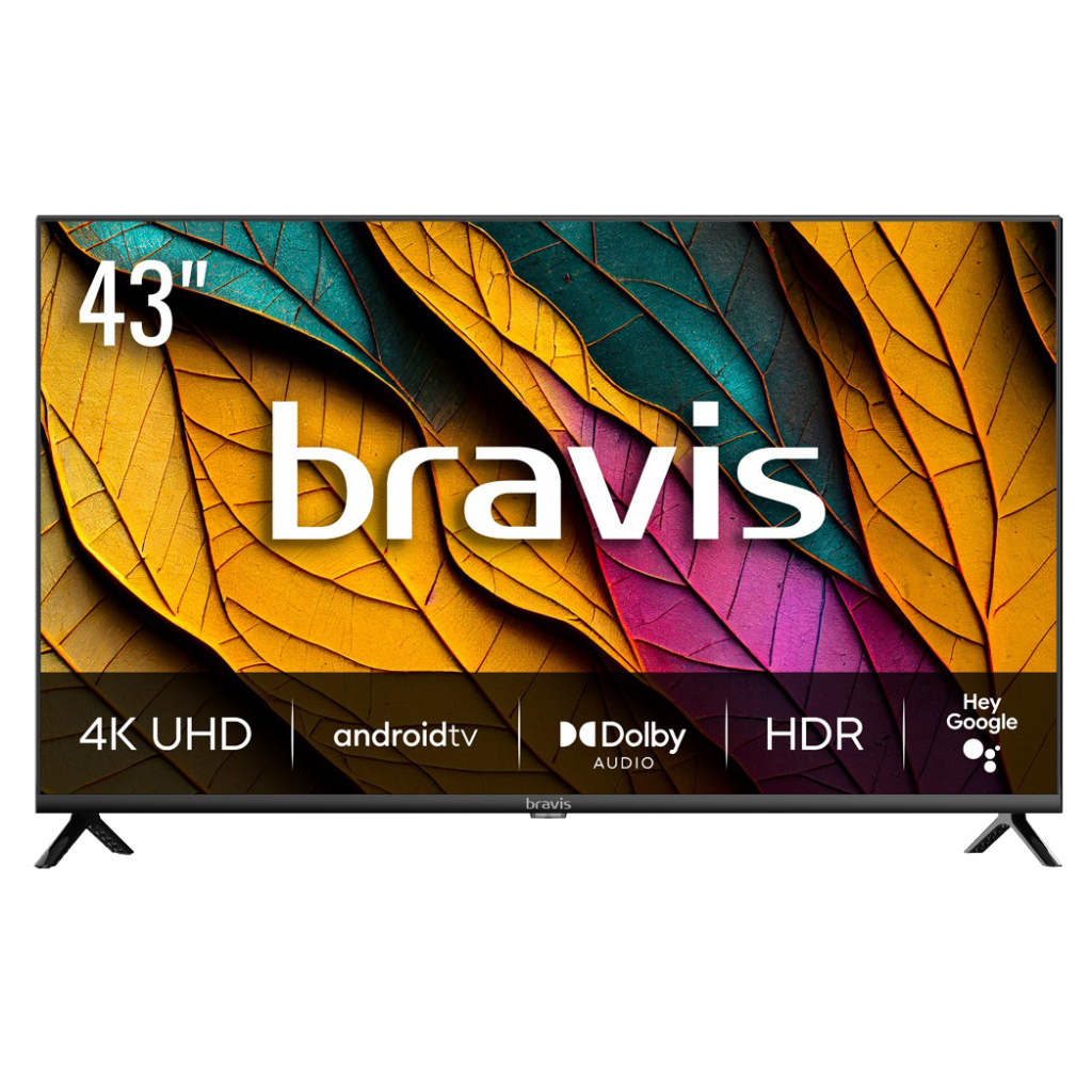 Телевізор Bravis 43K6000U - зображення 1