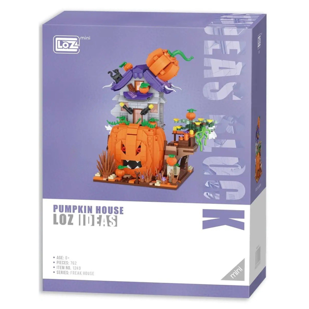 Конструктор LOZ mini Гарбузовий будиночок без фігурок (1249) - зображення 2