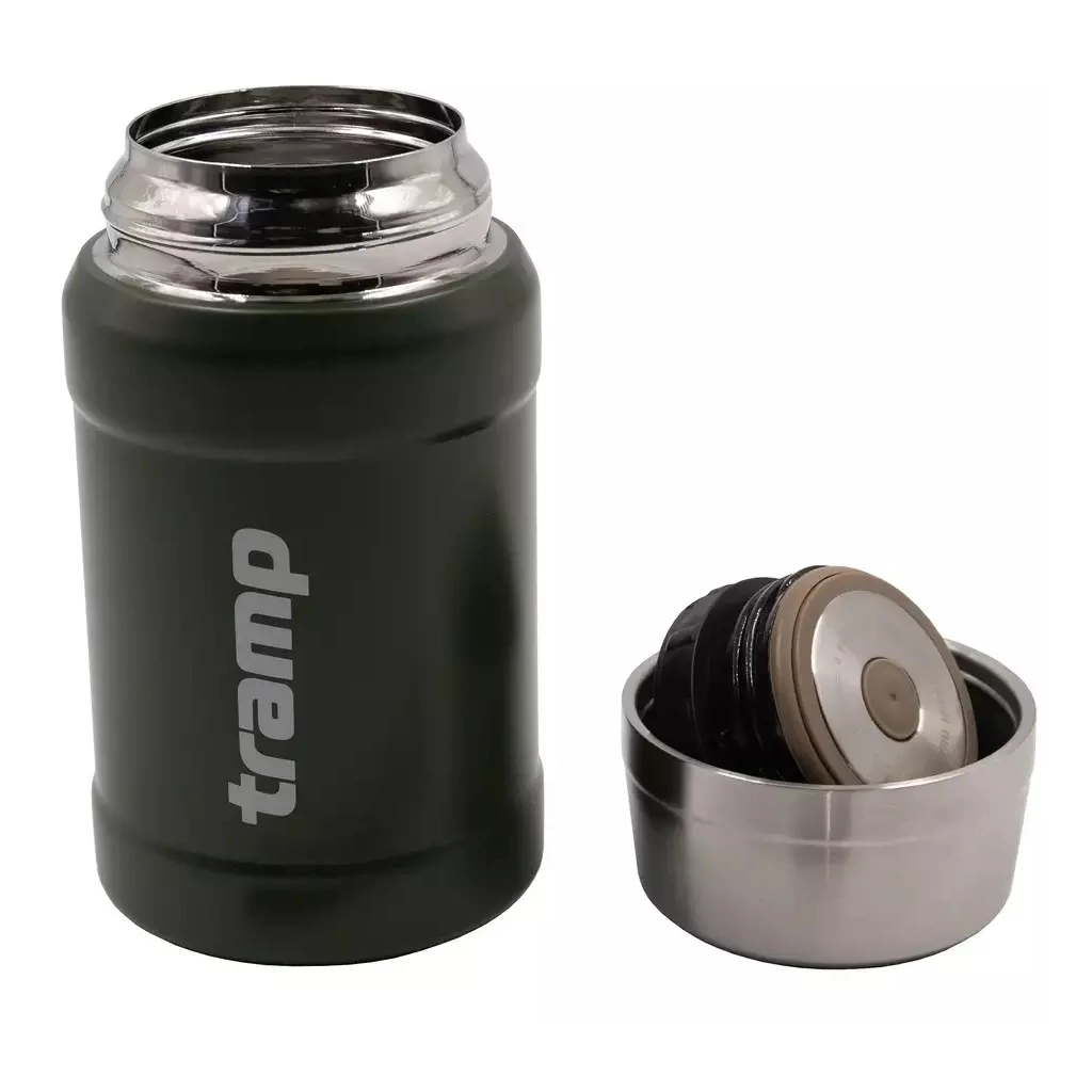 Термос Tramp з широким горлом в чохлі 0.8 л Olive (UTRC-132-olive) - зображення 4