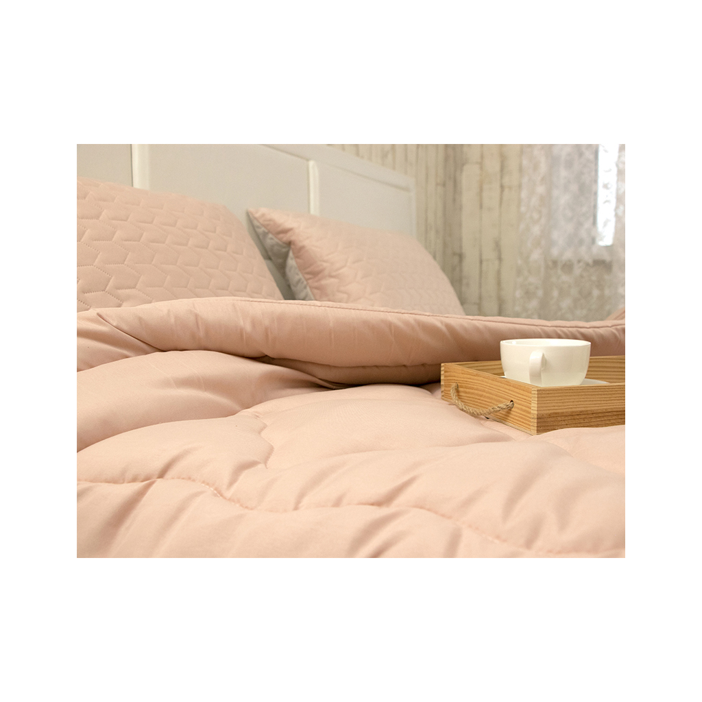 Ковдра Руно вовняна Пудра 155х210 (317.52ШУ_Пудра) - зображення 5