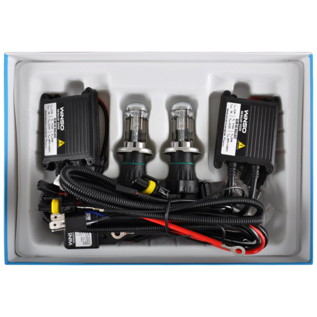 Автолампа WINSO H4 5000K, 85V, 35W P43t-38 (744500) - зображення 3