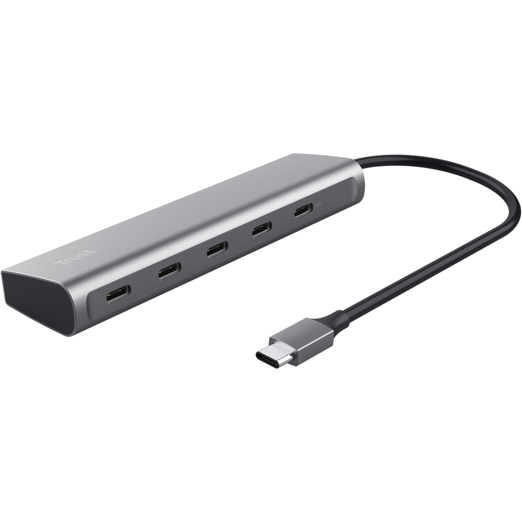 Концентратор Trust Halyx 5-Port USB-C Hub (25136) - зображення 1
