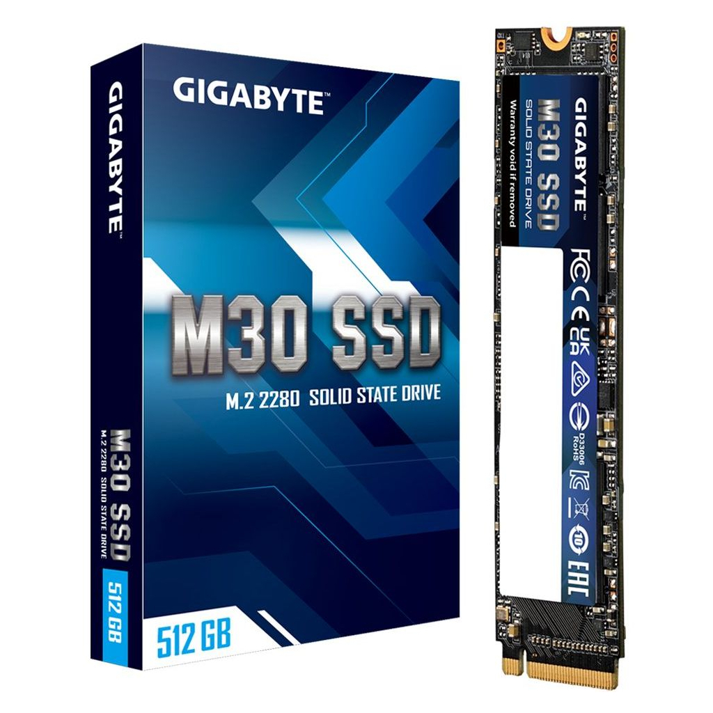 Накопичувач SSD M.2 2280 512GB GIGABYTE (GP-GM30512G-G) - зображення 1