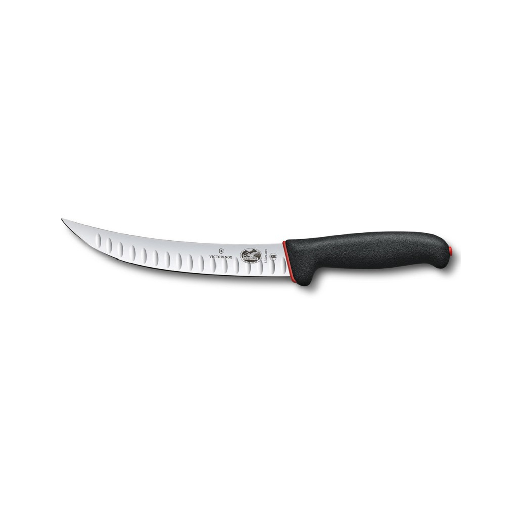 Кухонний ніж Victorinox Fibrox Butcher 20 см Dual Grip Black (5.7223.20D) - зображення 1